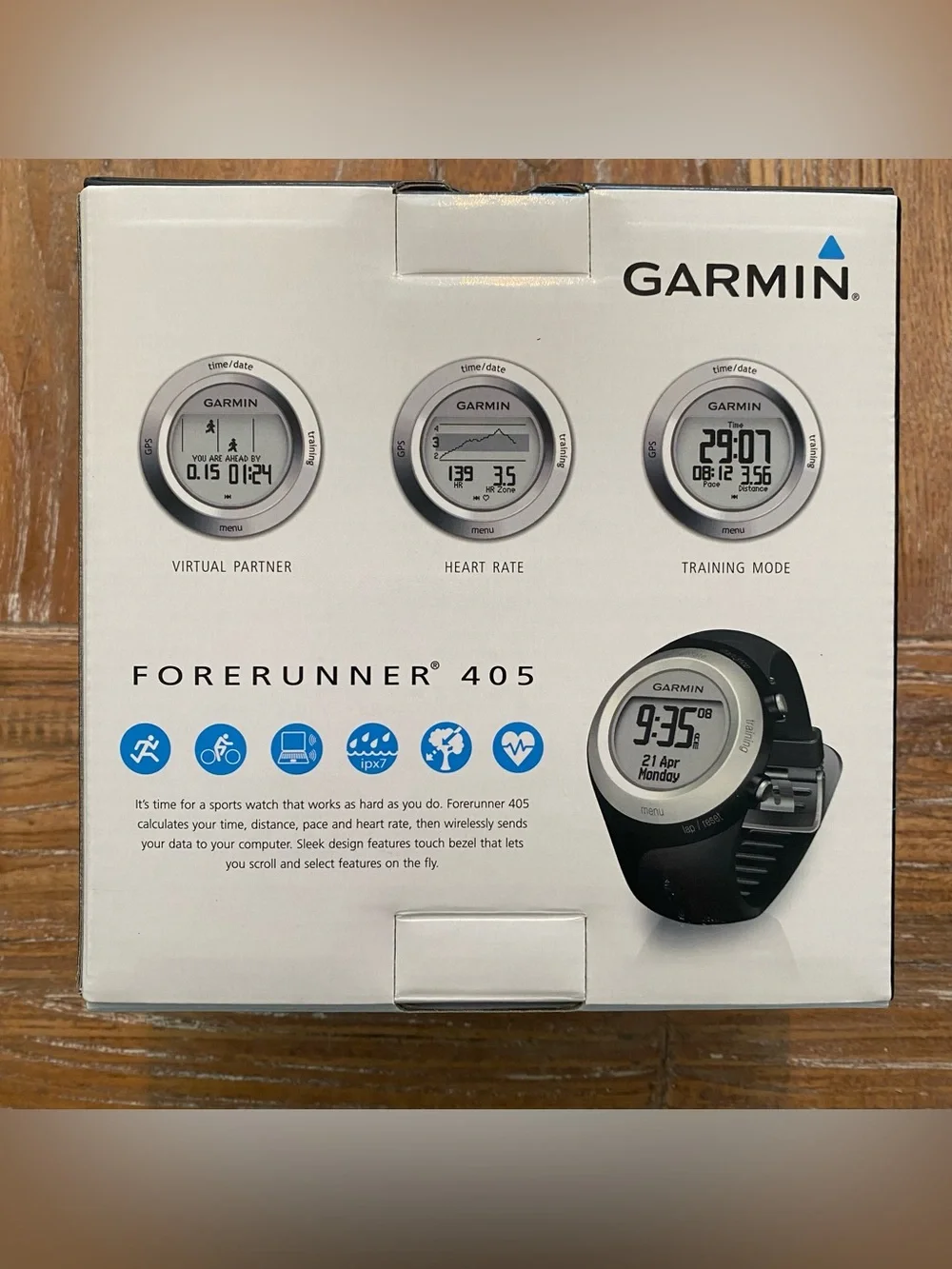 Garmin Forerunner 405 GPS Sports Watch with Accessories